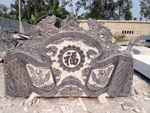 Thân cuốn thư đá đẹp