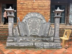 Cuốn thư đá nhà thờ họ ở thái bình S21