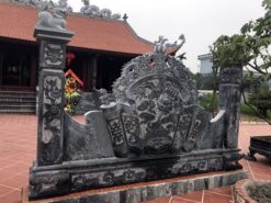 mẫu cuốn thư đá từ đường