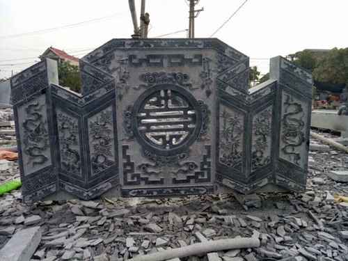 Bình phong bằng đá