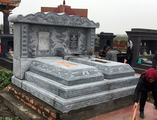 Mộ đá đôi HT đẹp