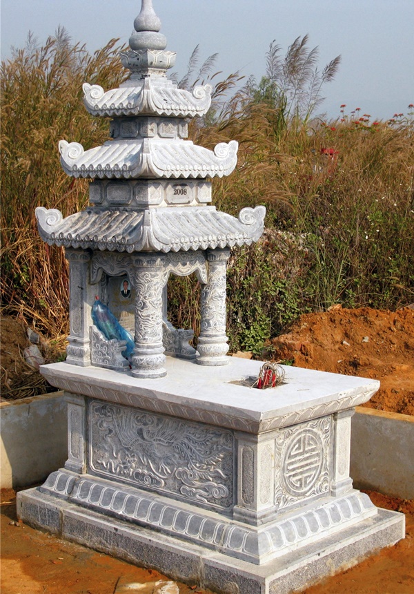 Mộ ba mái đá giá rẻ