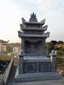 Lăng mộ đá đẹp ba mái