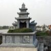 Mẫu mộ đá 3 mái đẹp