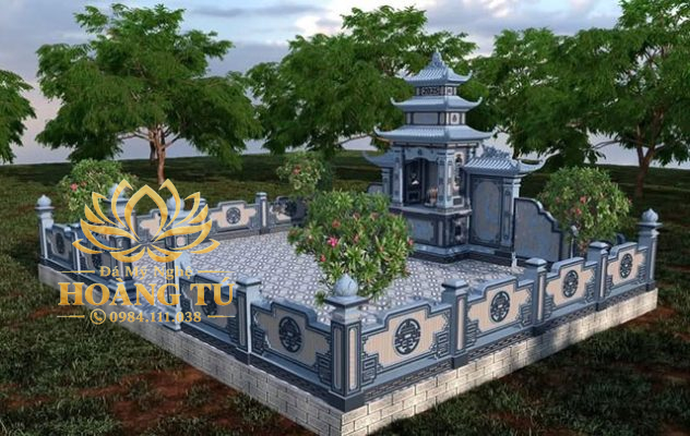 Khuôn viên lăng mộ đá HT 27